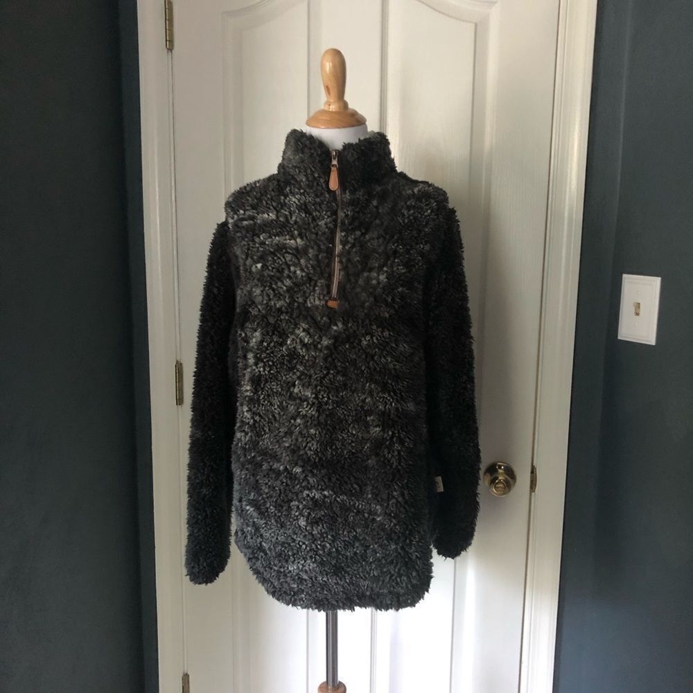 Simply Southern Sherpa quarter zip pullover